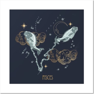 Pisces Constellation Posters and Art